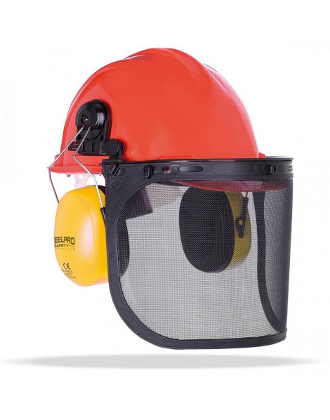 KIT FORESTAL - CASCO, VISOR Y OREJERA -