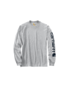 Carhartt RELAXED FIT HEAVYWEIGHT LONG-SLEEVE LOGO SLEEVE GRAPHIC T-SHIRT