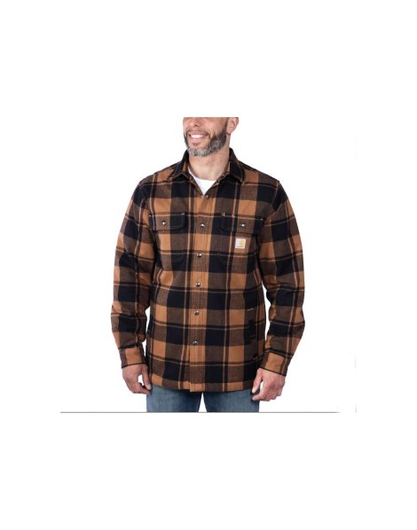 Carhartt RELAXED FIT HEAVYWEIGHT FLANNEL SHERPA-LINED SHIRT JAC