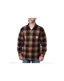 Carhartt RELAXED FIT HEAVYWEIGHT FLANNEL SHERPA-LINED SHIRT JAC