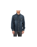 Carhartt MONTANA RELAXED FIT MIDWEIGHT DENIM LONG-SLEEVE SNAP FRONT SHIRT