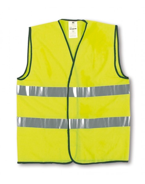 CHALECO VELCRO AMARILLO FLUO