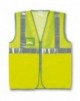 CHALECO MALLA CREMALLERA AMARILLO FLUO TALLA