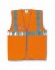 CHALECO CREMALLERA NARANJA FLUO TALLA